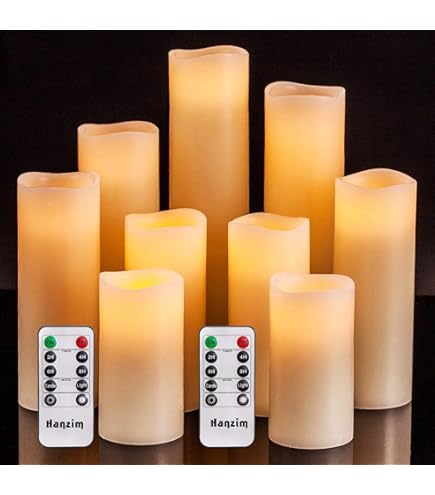 Amazon.com: Icy Giftware LED Lighted Frosted Star Candles